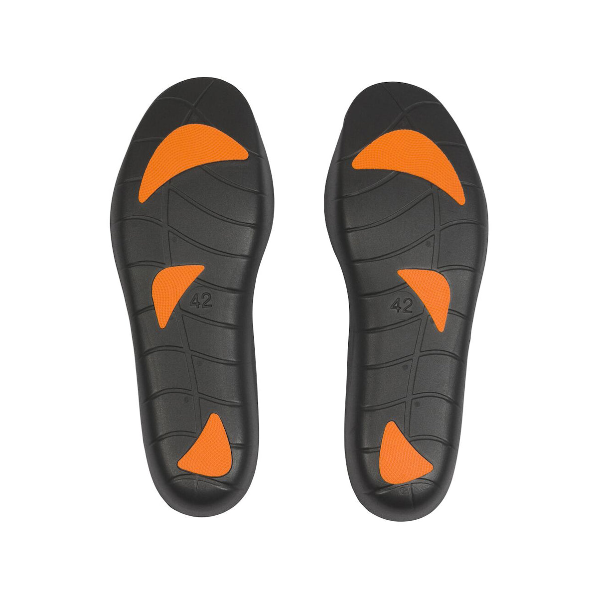 Intersport Volume Control Insole, Black & Orange