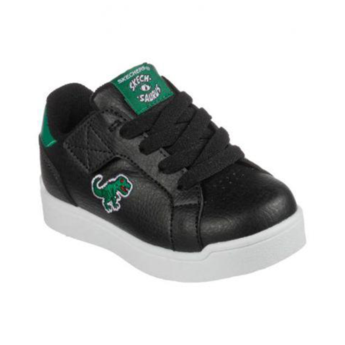 Skechers Lifestyle Shoes For Kids, Black & Green