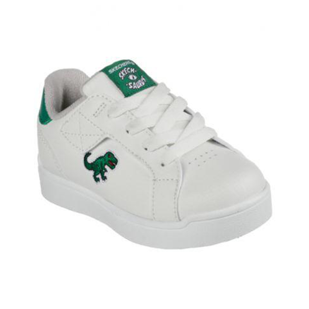 حذاء Skechers Lifestyle Lifestyle للأطفال، باللونين الأبيض والرمادي