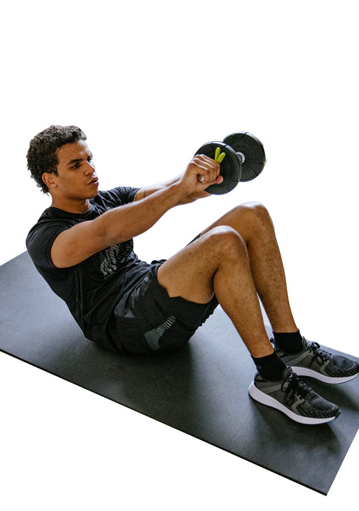 Energetics Fitness Dumbbells Set For Unisex, Black