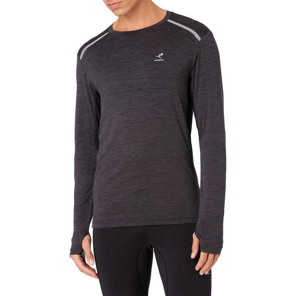تي شيرت Energetics Running للرجال، أسود