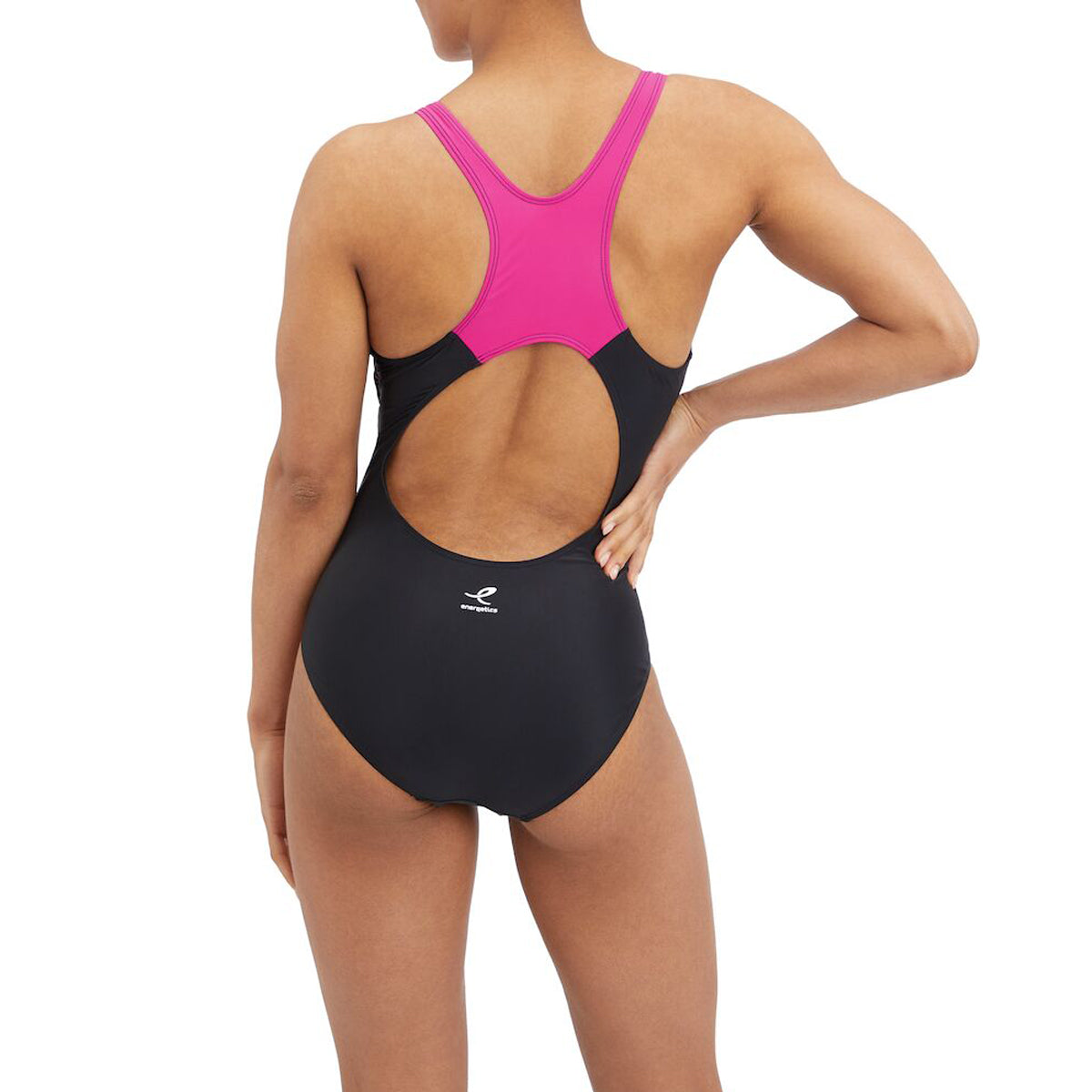 ملابس السباحة Energetics Ruriana للنساء، أرجواني وأسود