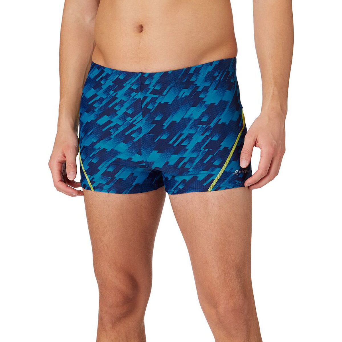 Energetics Swimming Half Short For Men, Aop & Blue