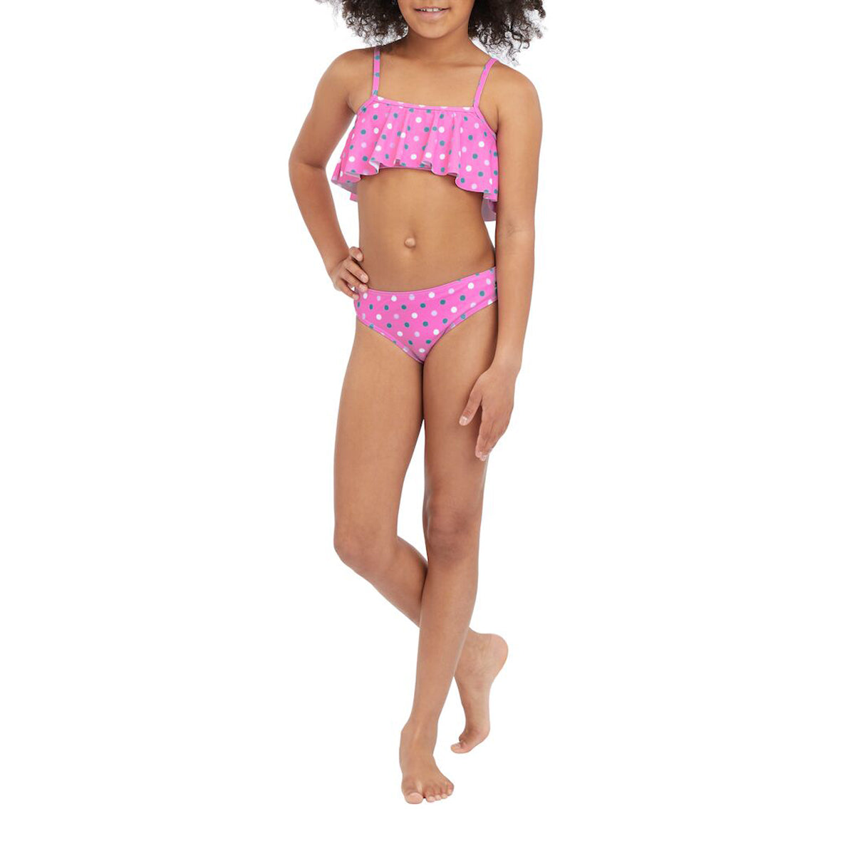 بيكيني سباحة فاير فلاي للأطفال، وردي