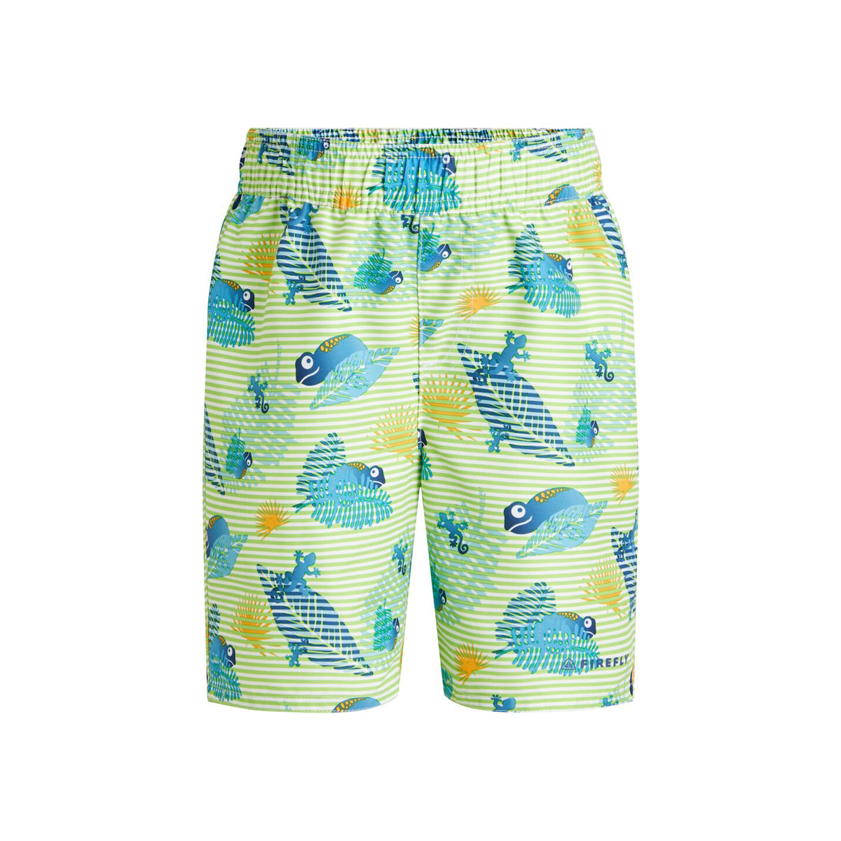 Firefly Swimming Short For Kids, Green & Aop