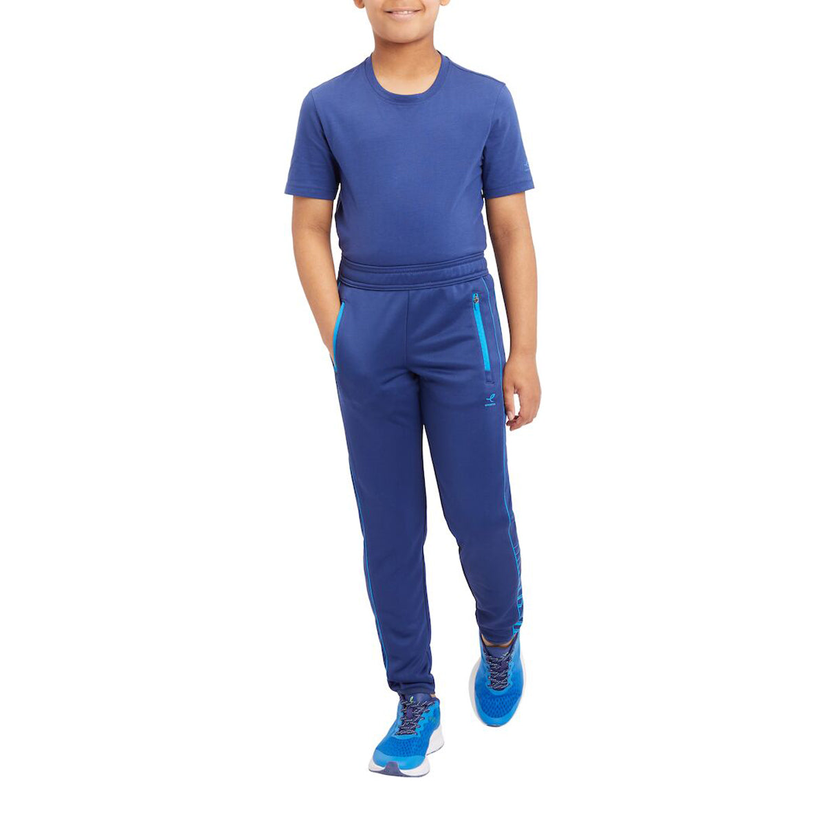 Energetics Fitness Pants For Kids, Blue & Blue
