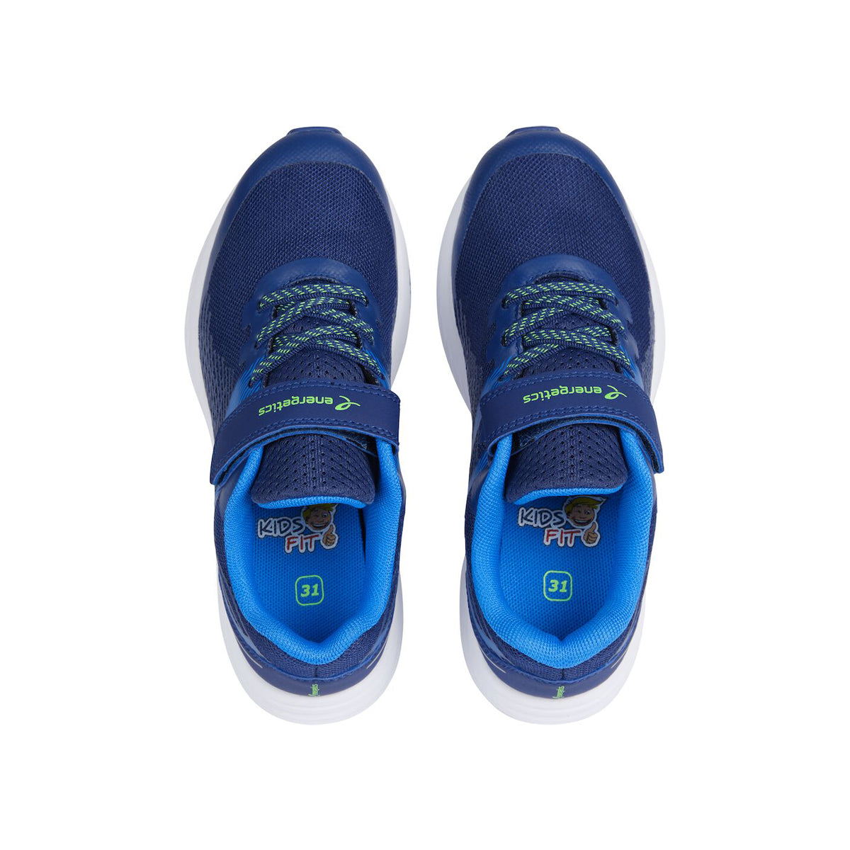 Energetics Running Shoes For Kids, Blue & Blue