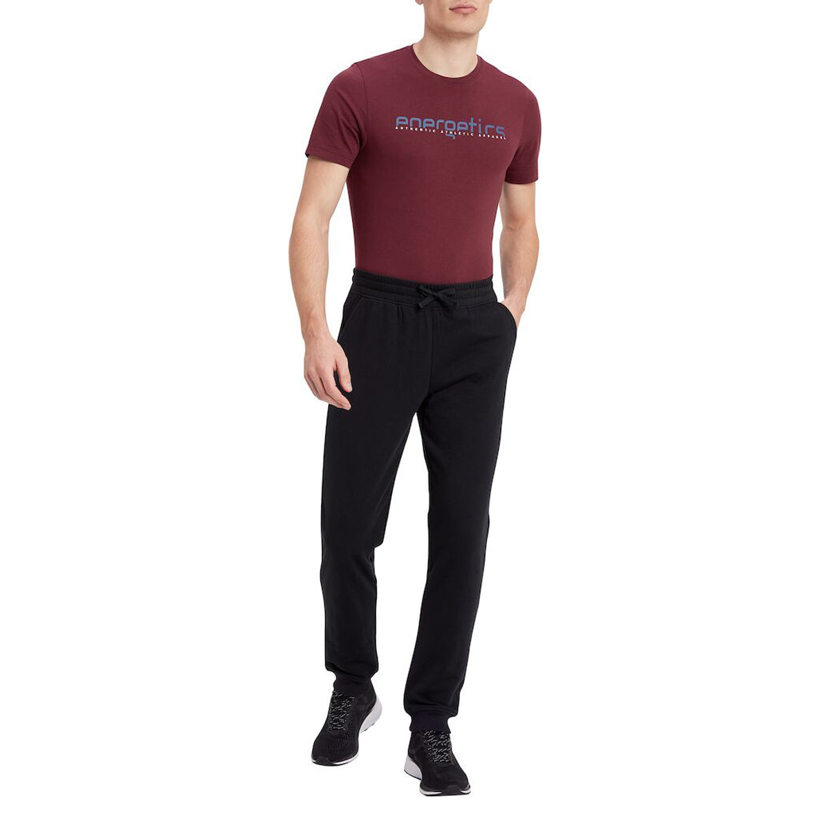 بنطلون Energetics Lifestyle للرجال، أسود