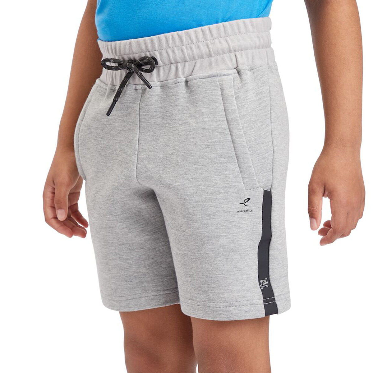 شورت Energetics Lifestyle Lifestyle للأطفال، باللون الرمادي