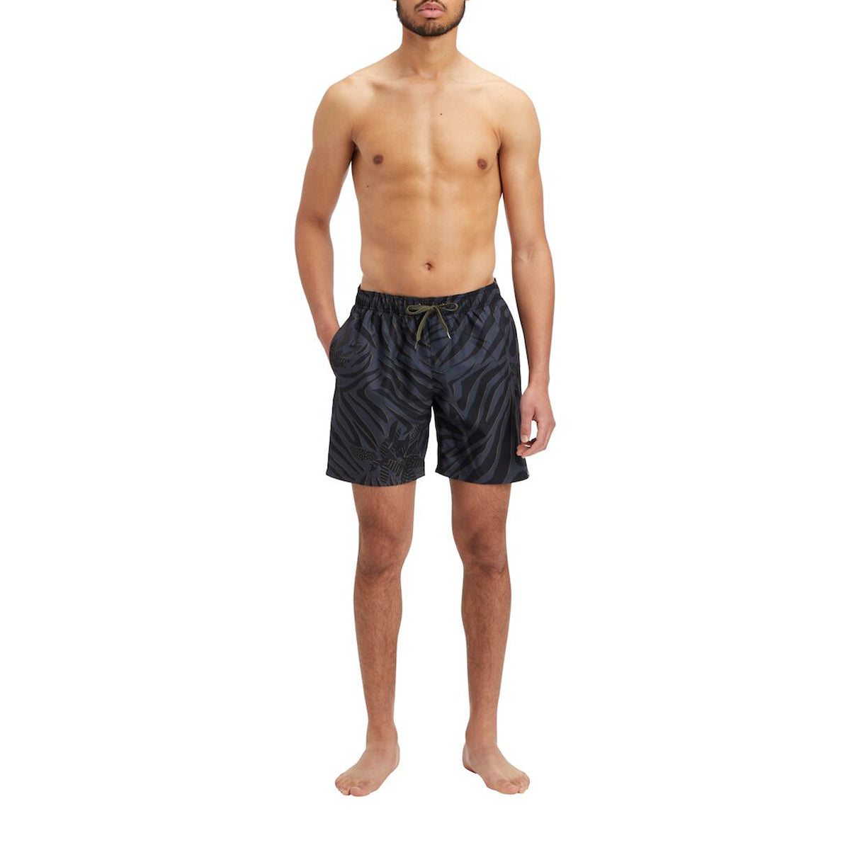Firefly Swimming Short For Men, Dark Olive