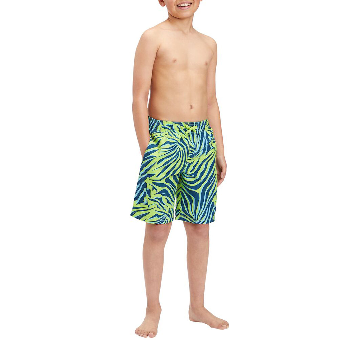 Firefly Swimming Short For Kids, Green Lime