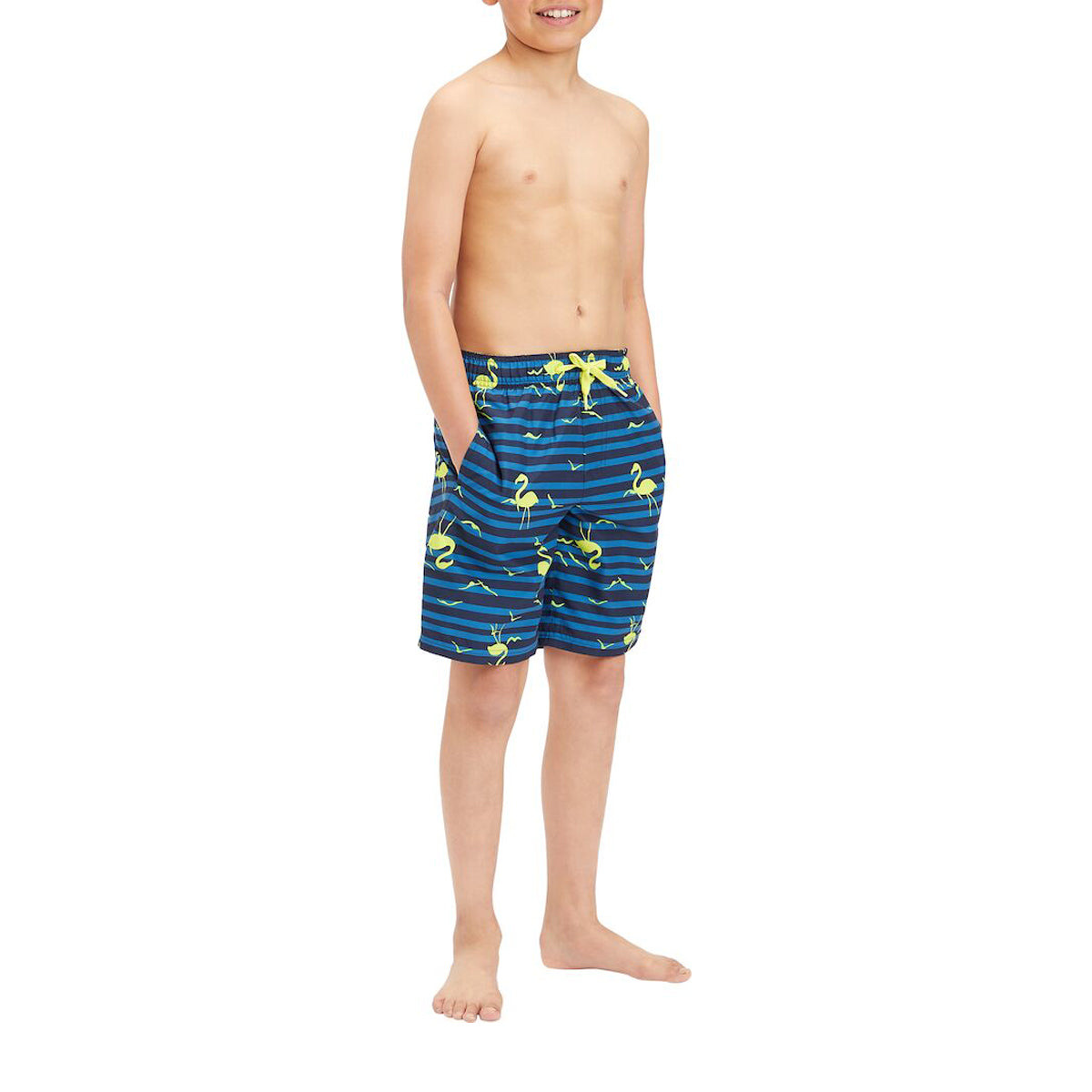 Firefly Swimming Short For Kids, Green Lime