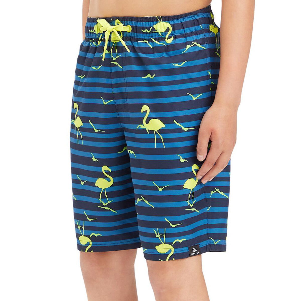 Firefly Swimming Short For Kids, Green Lime