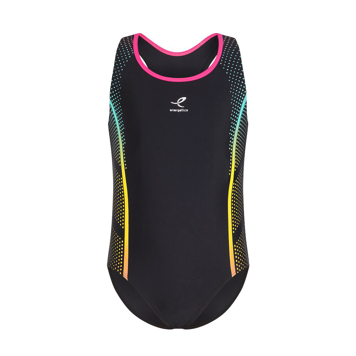 بدلة سباحة من قطعة واحدة للأطفال من إنرجيتكس، باللون الأسود