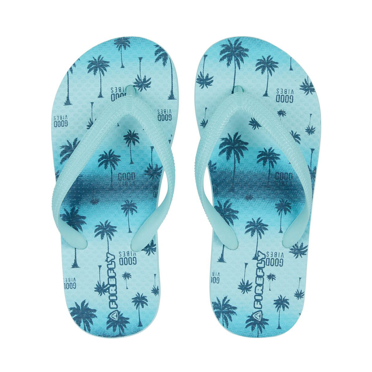 Firefly Swimming Flip Flop For Kids, Turquoise & Blue