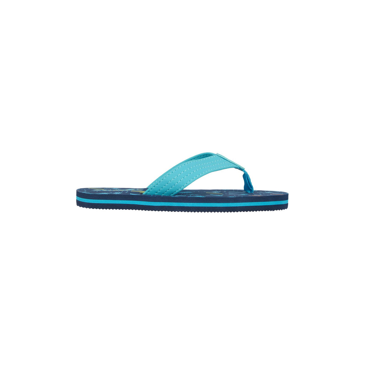 Firefly Swimming Flip Flop For Kids, Blue & Turquoise