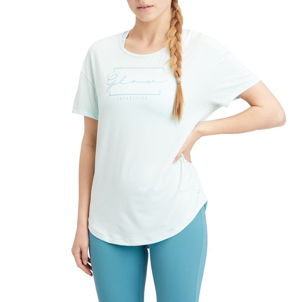 Energetics Janne T-Shirt For Women, Mint Lime