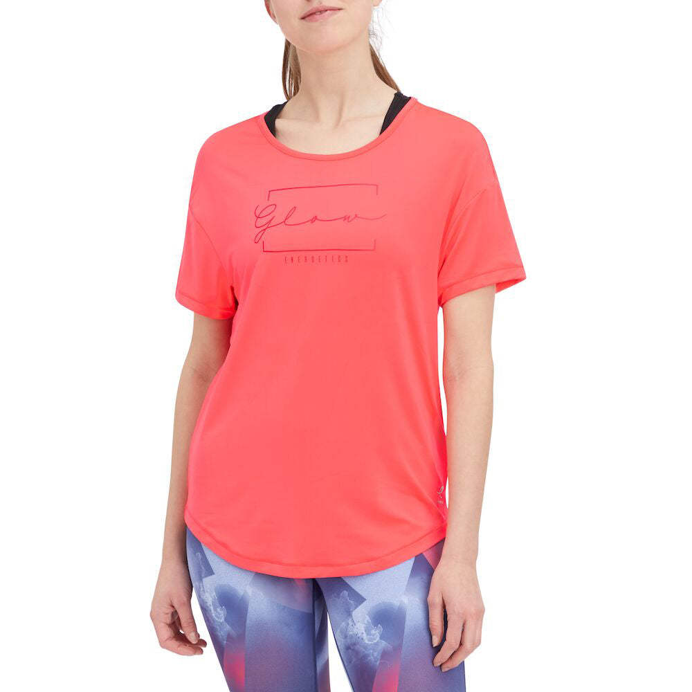 Energetics Janne T-Shirt For Women, Watermelon Red