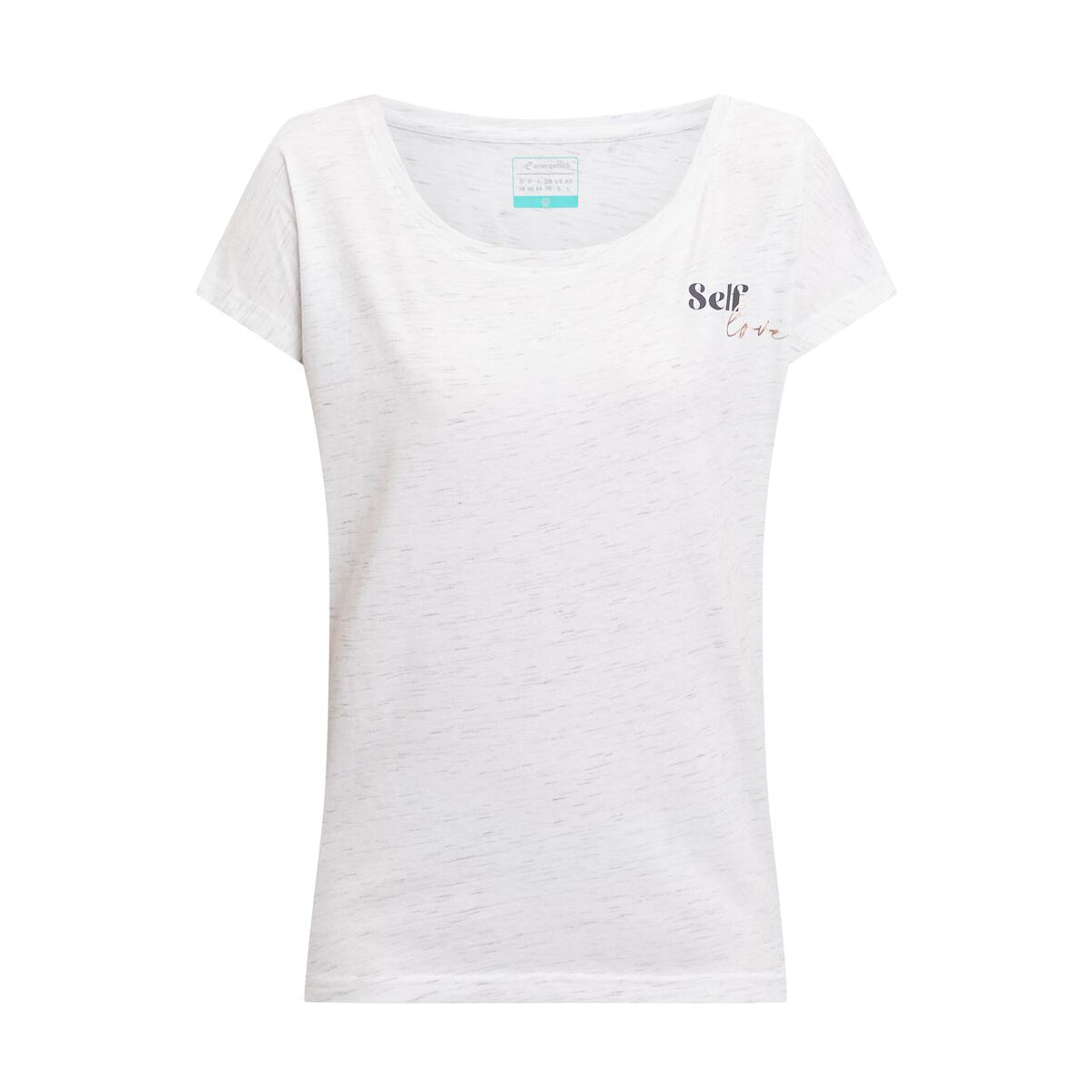 تي شيرت Energetics Cully Lifestyle للنساء، باللون الأبيض