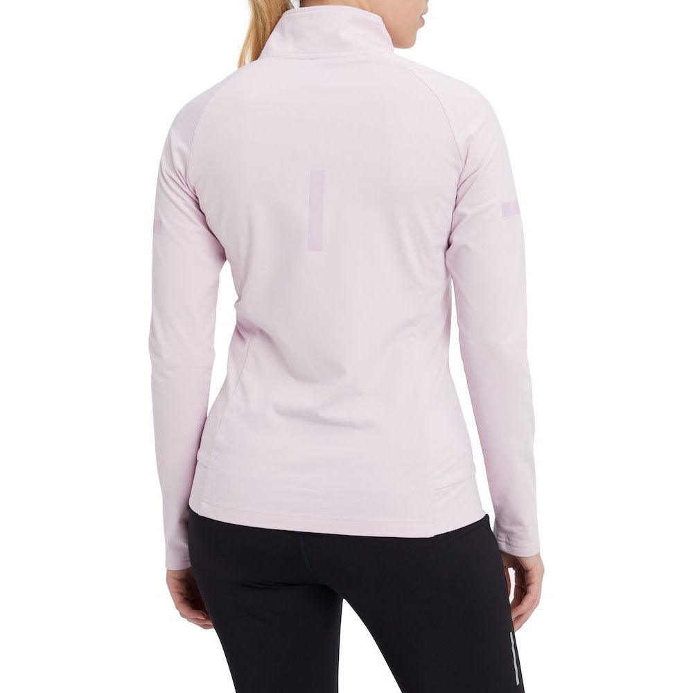 Energetics Caster Sports T-Shirt with Long Sleeves & Half-Zipper For Women, Rose
