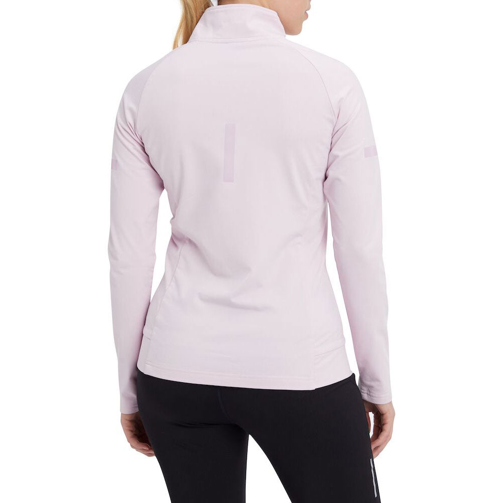 Energetics Caster Sports T-Shirt With Long Sleeves & Half-Zipper For Women, Rose