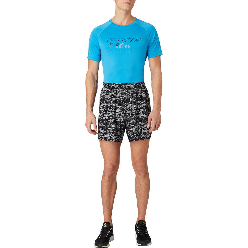 Energetics Running Short For Men, Aop & Anth