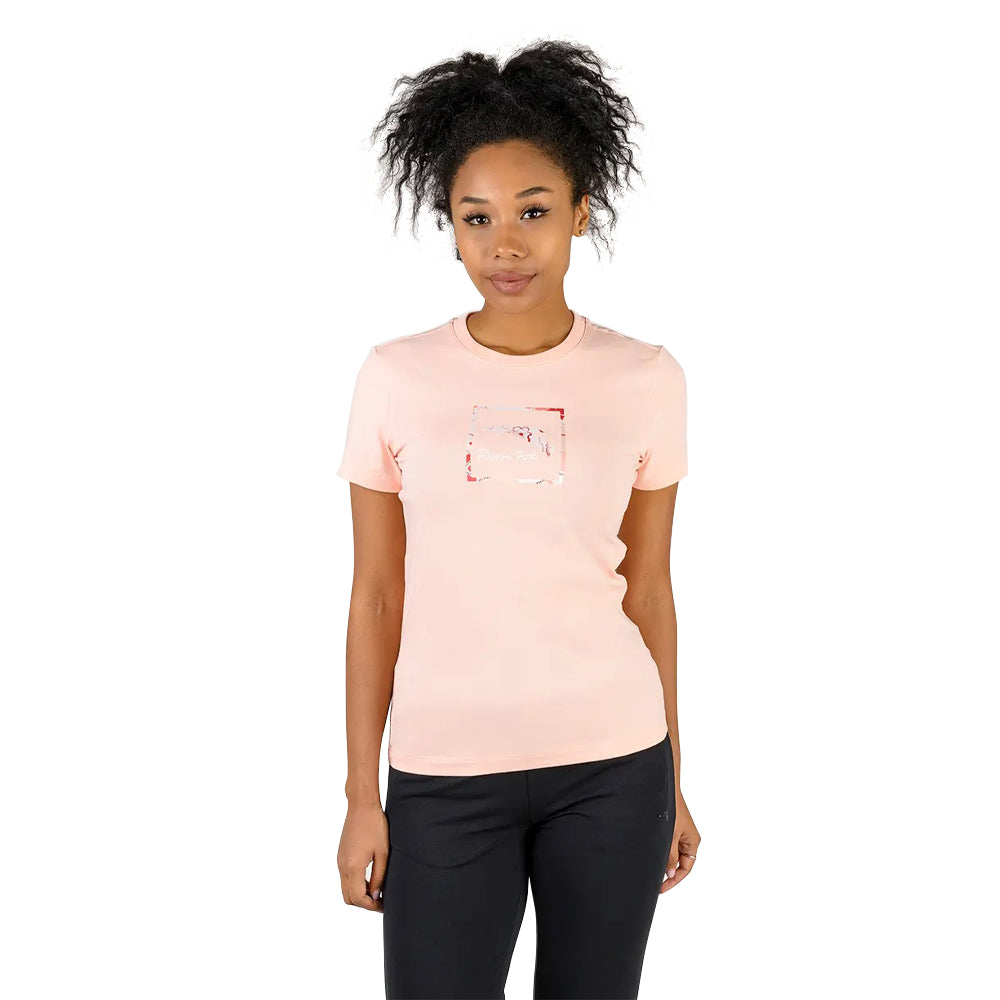 Anta Fitness Cross-Training T-Shirt For Women, Soft Pink