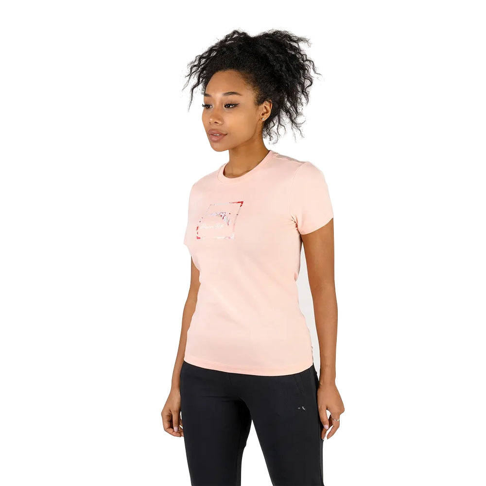 Anta Fitness Cross-Training T-Shirt For Women, Soft Pink