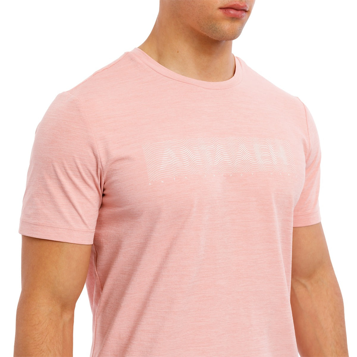 Anta Cross Training T-Shirt For Men, Pink