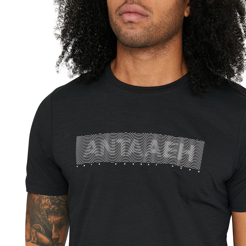 Anta Cross Training T-Shirt For Men, Black