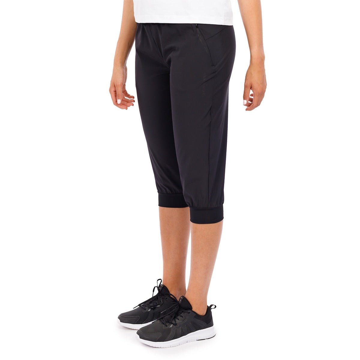 Anta 3/4 Bermuda Pants For Women, Black