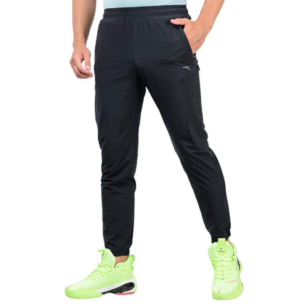 Anta Running Pants For Men, Basic Black