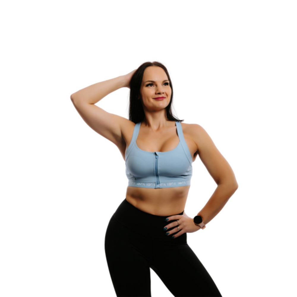 Anta Tank-Sports Bra For Women, Light Blue