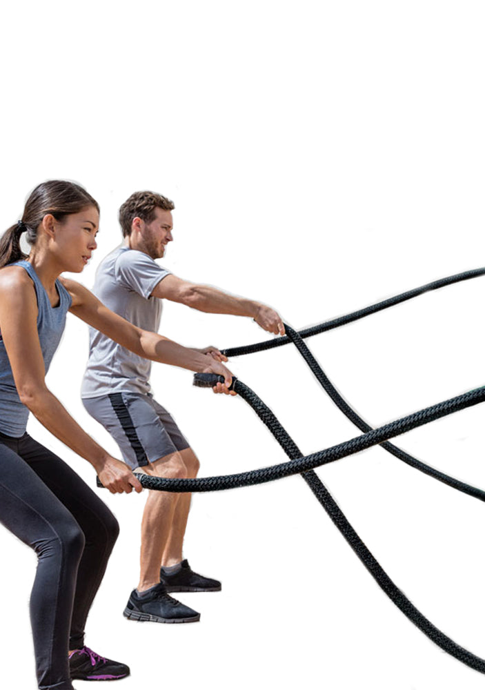 حبل معركة اللياقة البدنية من إنرجيتكس للجنسين، أسود
