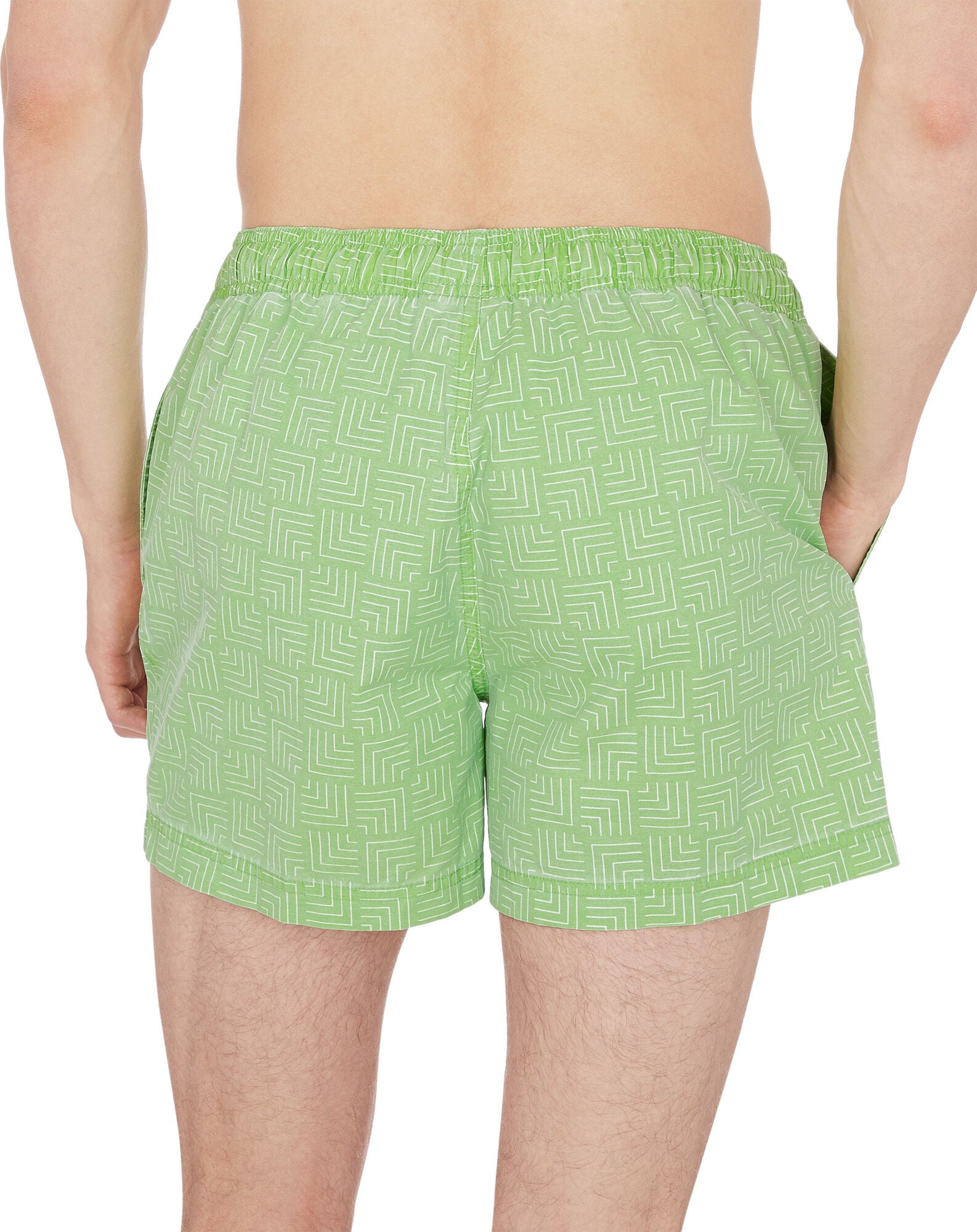 شورت سباحة فايرفلاي للرجال، أخضر ليموني