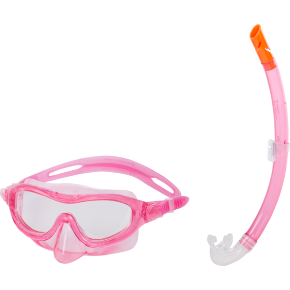 طقم سباحة وغطس من تكنوبرو للأطفال، وردي