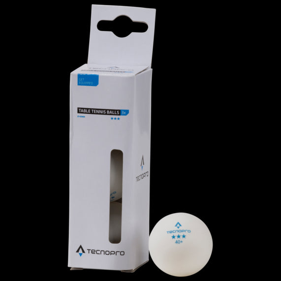 كرة تنس الطاولة تكنوبرو للجنسين، لون أبيض