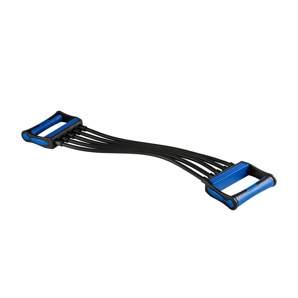 Energetics Fitness Rubber Expander Sr. For Unisex, Black & Blue