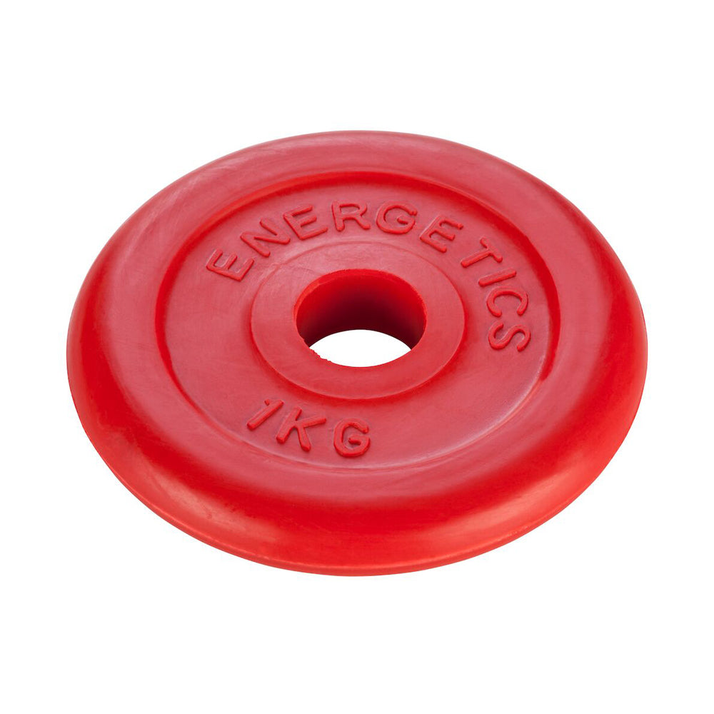 Energetics Fitness Rubber Disc For Unisex, Red