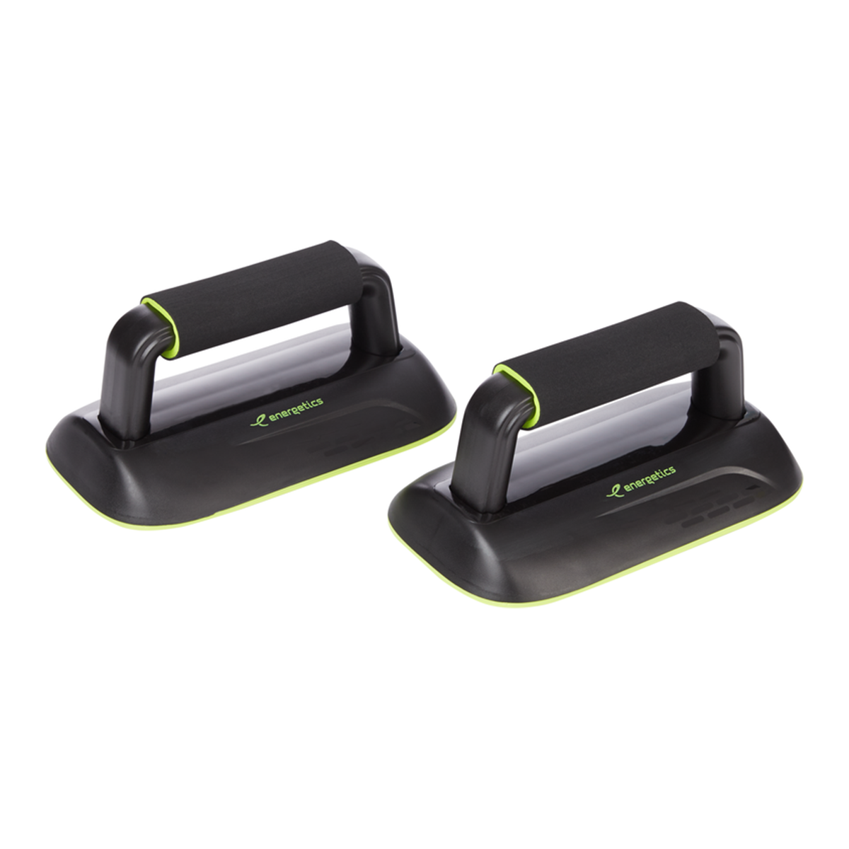 Energetics Fitness Push Up Stand For Unisex, Black & Yellow