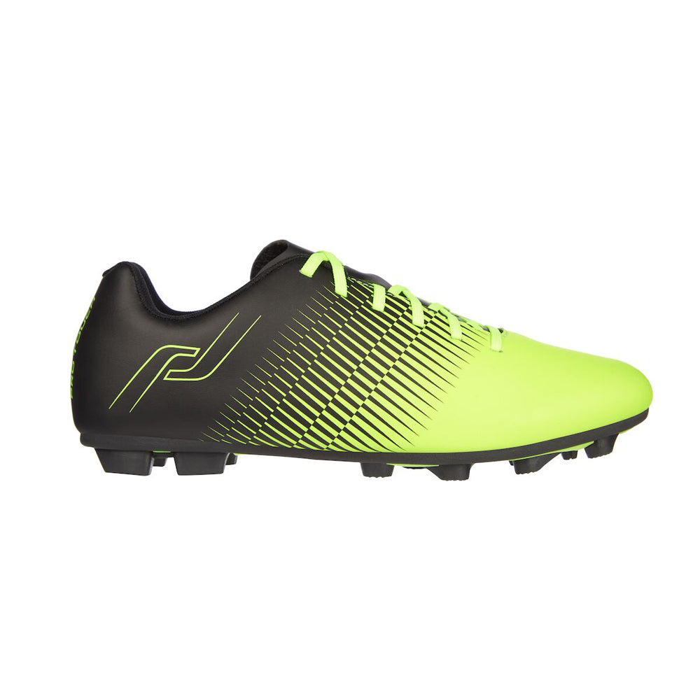 Pro Touch Hard Ground Football Shoes For Men, Black & Yellow