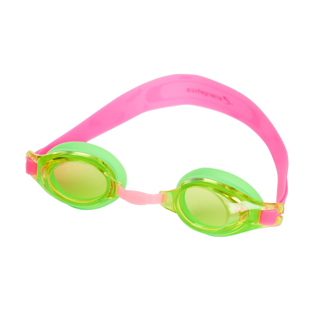 نظارات السباحة Energetics للأطفال، باللونين الأخضر والوردي