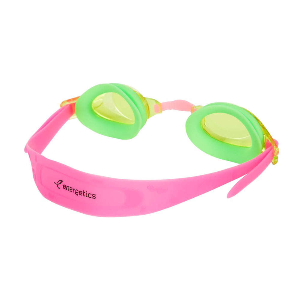 نظارات السباحة Energetics للأطفال، باللونين الأخضر والوردي