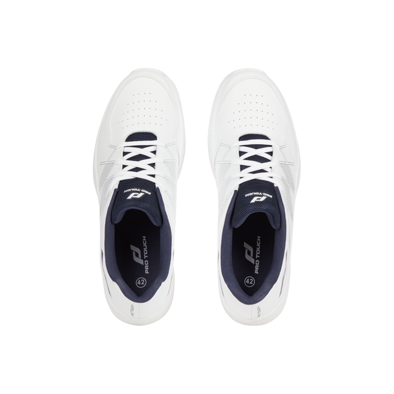 Pro Touch Rival Tennis Shoes For Men, White & Navy