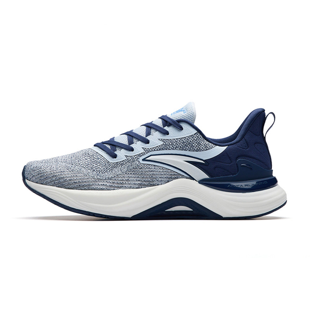 Anta Running Shoes For Men, Blue & Grey
