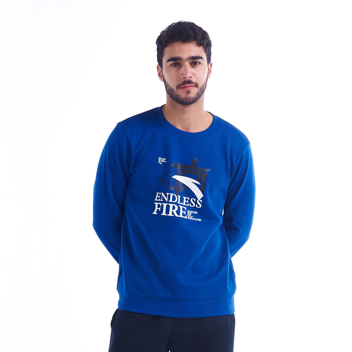 سويت شيرت انتا للرجال، ازرق