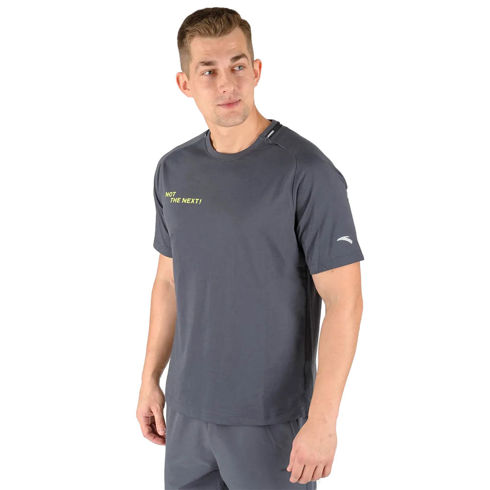 Anta Running T-Shirt For Men, Grey