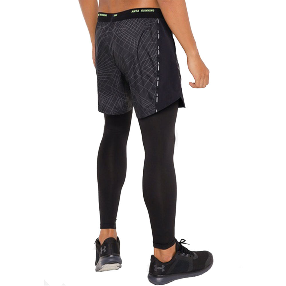 Anta Running Pants For Men, Basic Black