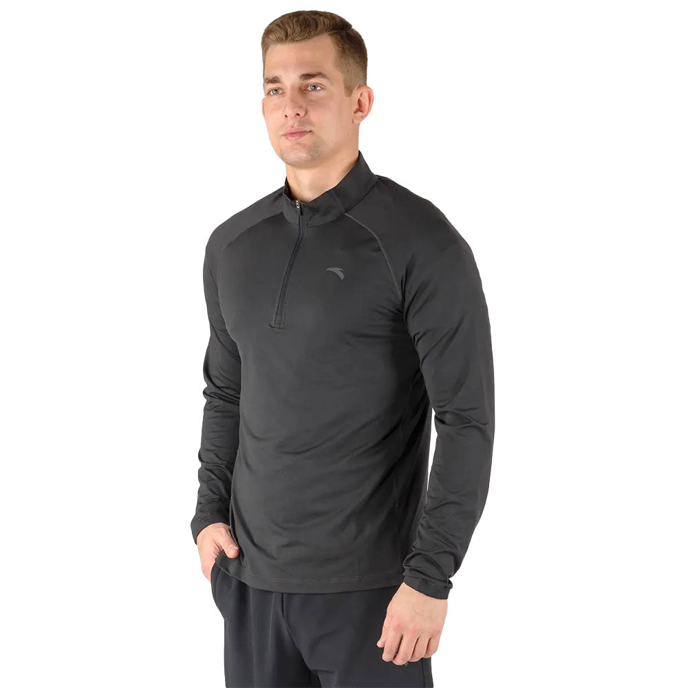 Anta Running T-Shirt with Long Sleeve For Men, Grey