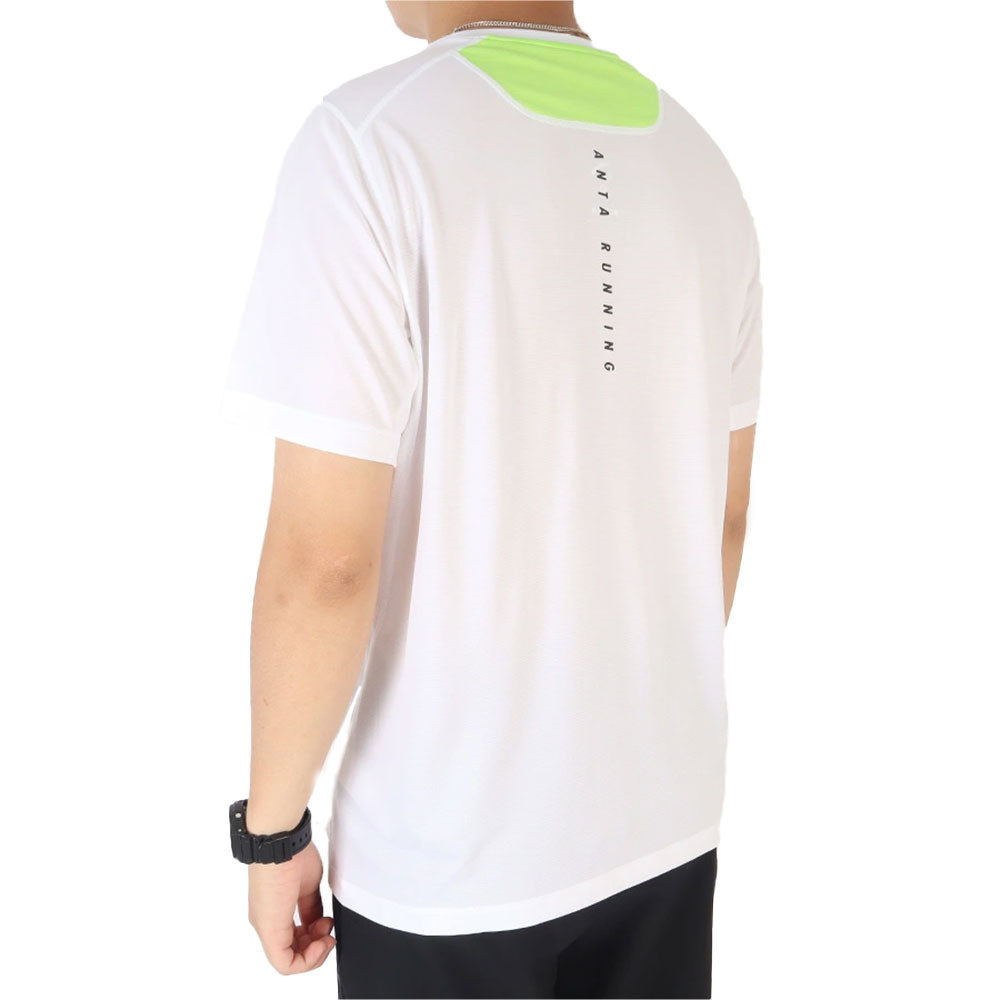 Anta Running T-Shirt For Men, White